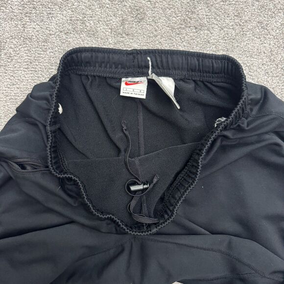 Nike Dri-Fit Vintage 90's Jogger Pants Mens Large Black Ankle Zip Pockets Active - Picture 6 of 14